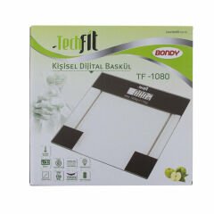 Techfit Baskül Dijital Cam Şeffaf
