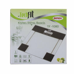 Techfit Baskül Dijital Cam Şeffaf