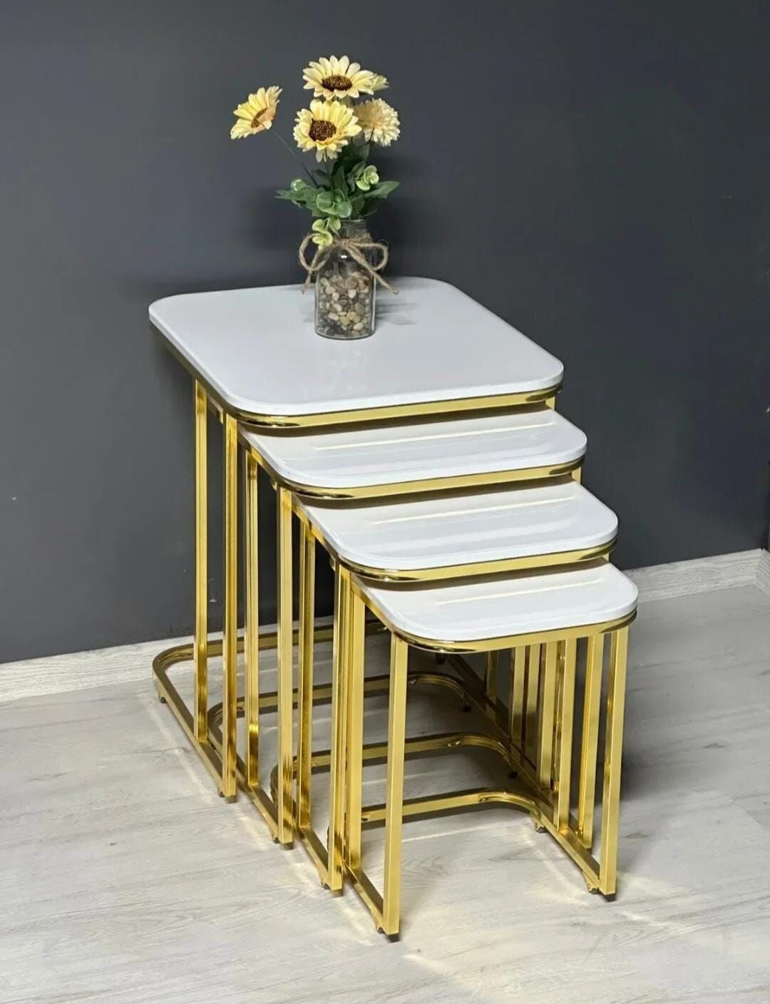 Alfa Sehpa 4'Lü Tekerlekli