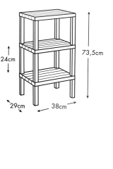 Baroness Ombeg Modüler Raf 3 Katlı