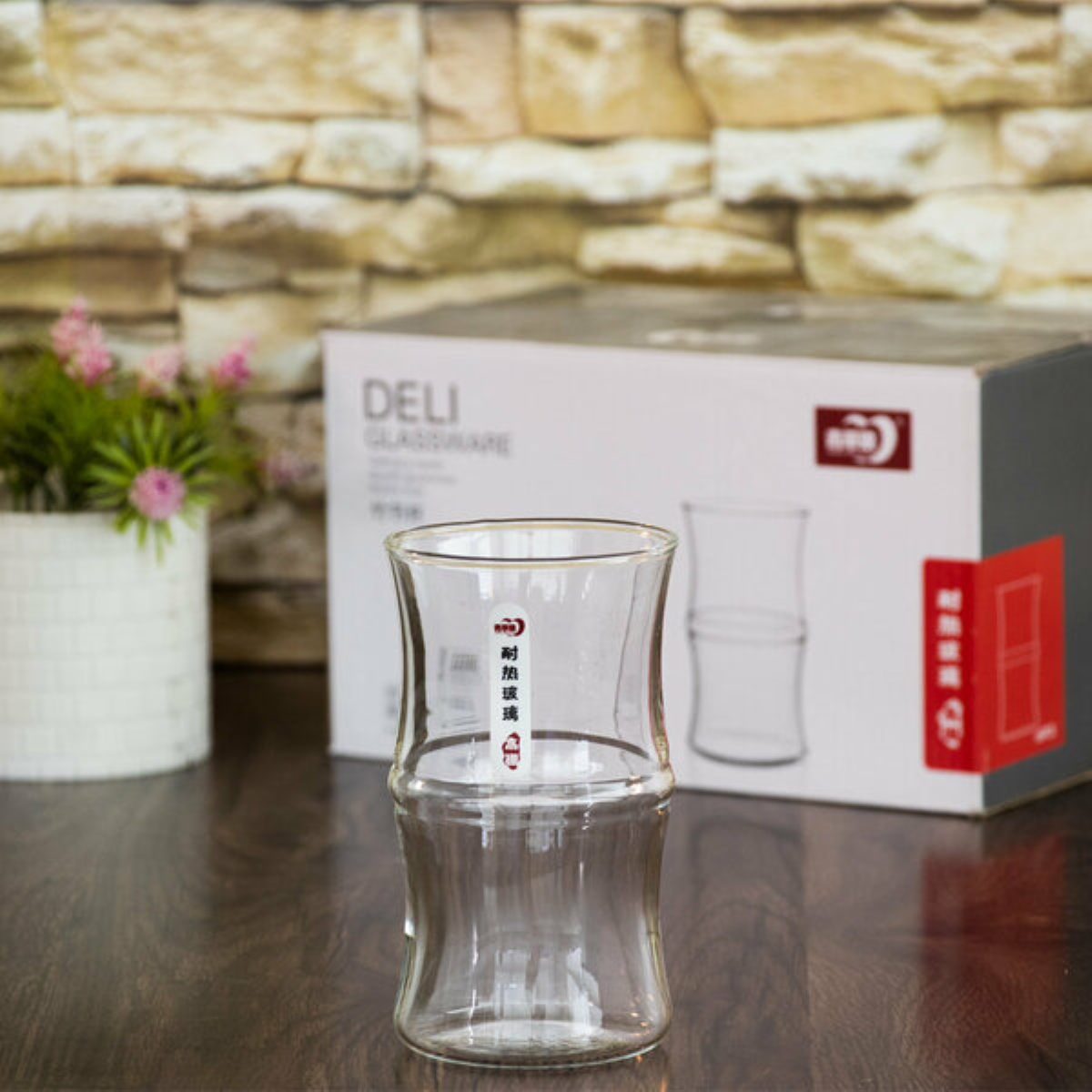Krd Home Deli Glassware Bardak Cam Borosilikat  6 Lı GBP47 440 Ml Şeffaf