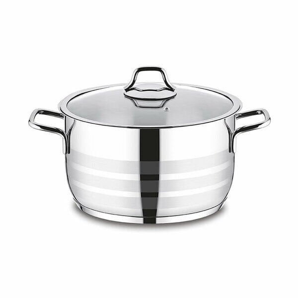 Vivaldi Rosso Tencere Cam Kapak 30 X 20 Cm