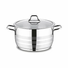 Vivaldi Rosso Tencere Cam Kapak 30 X 20 Cm