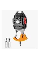 Herevdeyim W5147 Kamp Feneri Anahtarlık Çakmaklı Cam Kırıcı Kemer Kesici