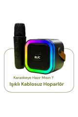 Blic Bls-55 5W Bluetooth Karaoke Mikrofonlu Hoparlör Speaker