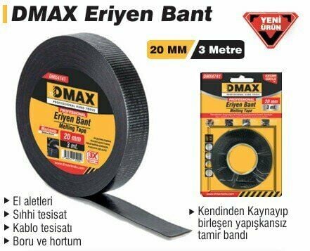 Dmax Eriyen Tamir Bandı 20mm x 3 mt