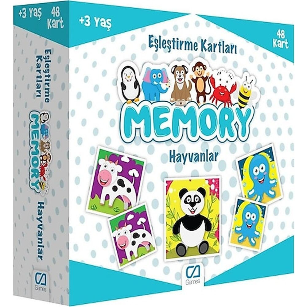 Ca Games Memory Hayvanlar Eşleştirme Kartları