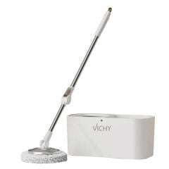 Vıchy Vch-6677 Döner Başlıklı Mop Temizlik Seti X6 Beyaz