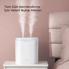 Katjmer Hava Nemlendirici (Buhardanlık-Koku Makinesi) Beyaz