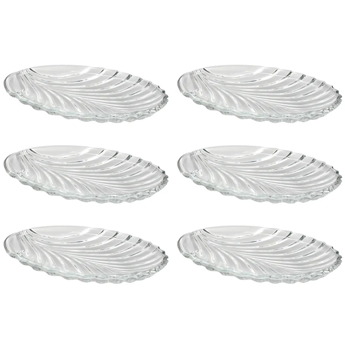 Santa Çerezlik Sunum Tabak 6 Adet 20,5 Cm