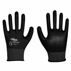 Zimak İş Eldiveni Zebra Nitril No10 EL-150/10 Siyah