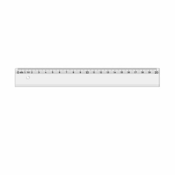 Hatas Öğrenci Cetveli 20 Cm Şeffaf
