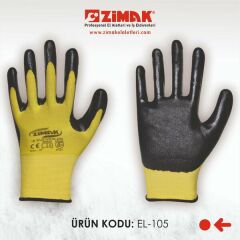 Zimak İş Eldiveni Klasik EL-105 Sarı