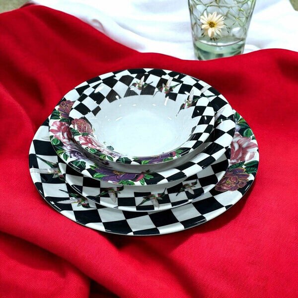 Lavin Seramik Yemek Takımı Yuvarlak 24 Parça