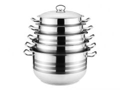 Royal Song Venüs 10 Parça Çelik Tencere Seti 22-24-26-28-30 Cm