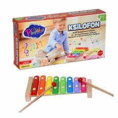 Onyıl Ahşap Ksilofon Vurmalı Çalgı 8 Notalı Ahşap