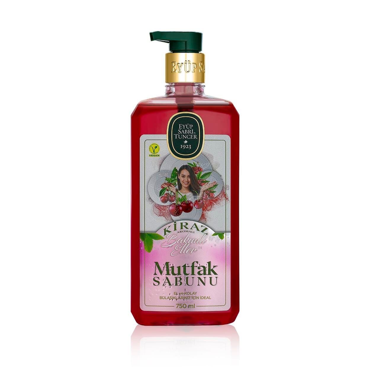 Eyüp Sabri Tuncer Mutfak  Sabunu Zeytinyağlı Kiraz Aromalı Sıvı Sabun 750 Ml Pet Şişe