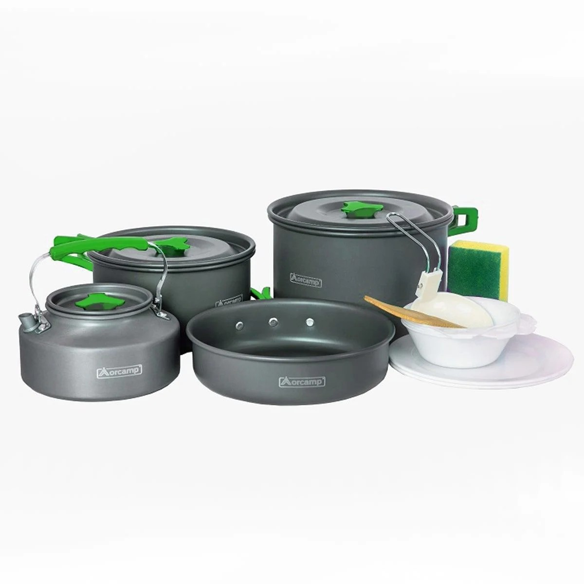 Orcamp Out-1050 Aliminyum Kampçı Mutfak Tencere Seti 4 Lü 1276 Gr