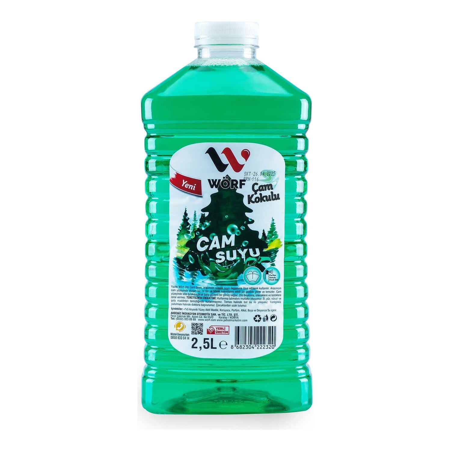 Wörf Yazlık Cam Suyu Çam Kokulu 2.5 Lt