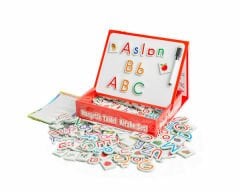 DiyToy-Taba Manyetik Tablet Alfabe Seti-Yazı Tahtası 97 Parça