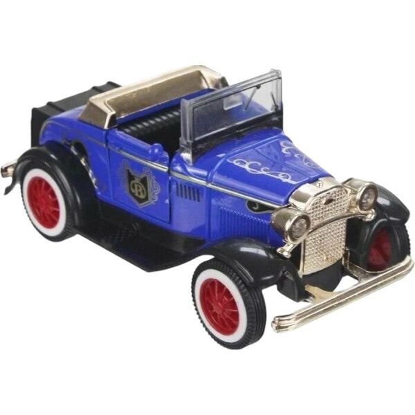 Hy62-14 Metaş Klasik Metal Arabalar Işıklı Sesli Üstü Açık