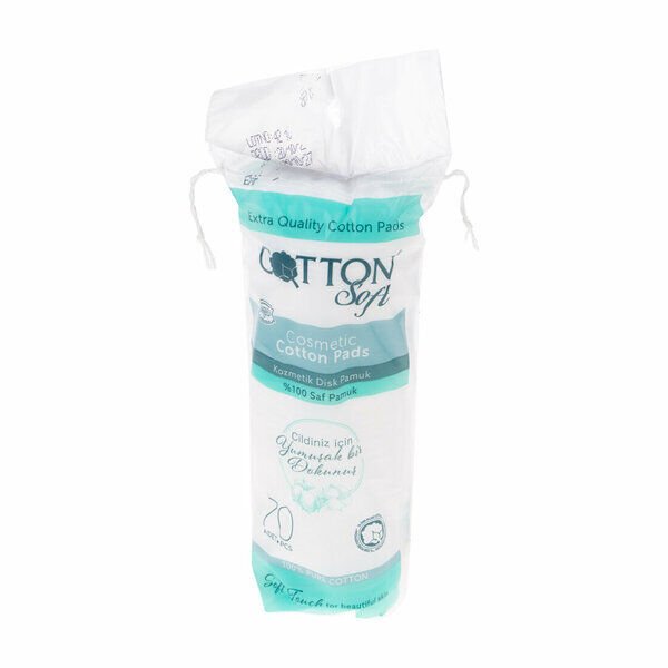 Cotton Soft Makyaj Temizleme Pamuğu 70 Li Beyaz