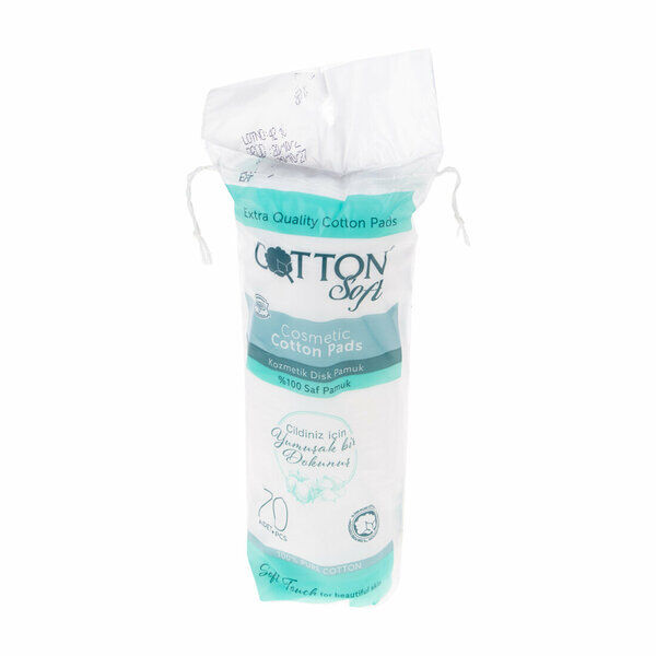 Cotton Soft Makyaj Temizleme Pamuğu 70 Li Beyaz