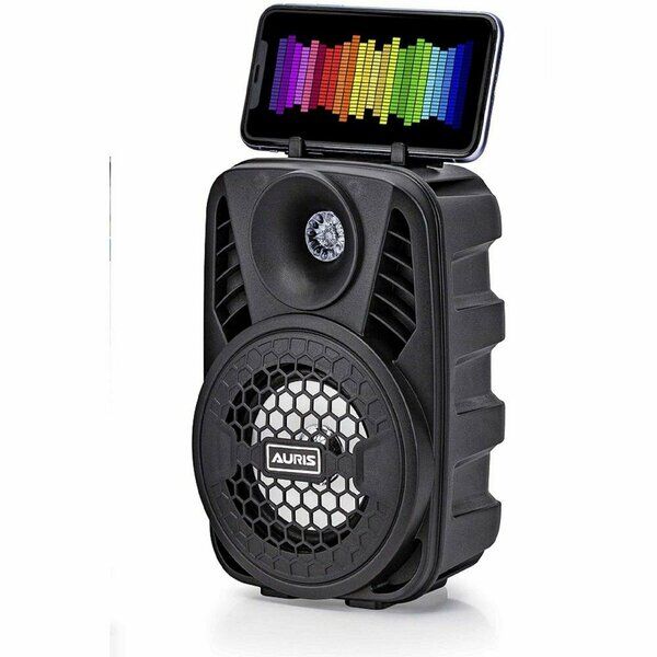 Auris Speaker Bluetooth Hoparlör Telefonluk Siyah
