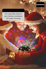 Star Master Uzay Yıldızlı Gökyüzü Projeksiyon Gece Lambası