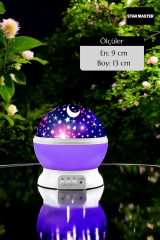 Star Master Uzay Yıldızlı Gökyüzü Projeksiyon Gece Lambası