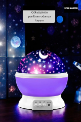 Star Master Uzay Yıldızlı Gökyüzü Projeksiyon Gece Lambası