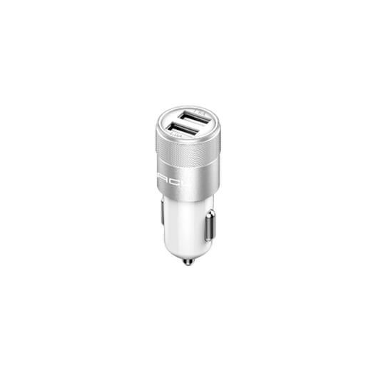 Acl Şarj Başlık Adaptör Araç Usb 2 X Usb 5 W 2.1 A Gümüş