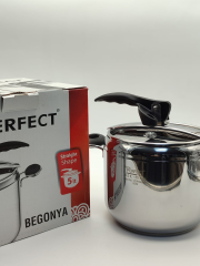 Perfect Begonya 5 Lt Düz Düdüklü Siyah