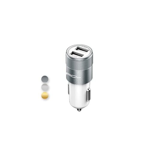 Acl Şarj Başlık Adaptör Araç Usb 2 X Usb 5 W 2.1 A Antrasit