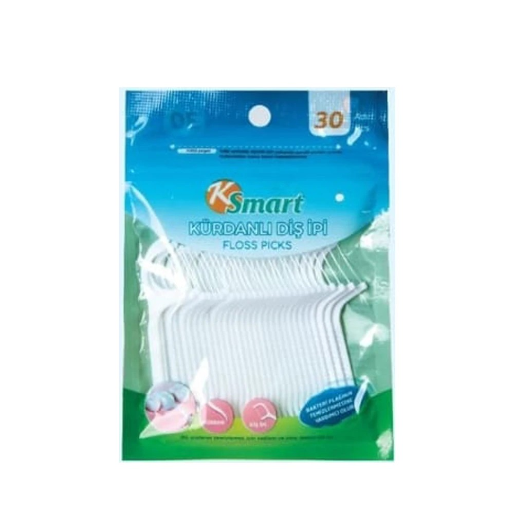Ksmart Kürdan Diş İpi Poşetli 30'Lu