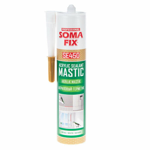 Somafix Akrilik Mastik 450 Gr Beyaz