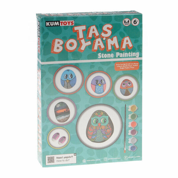 Kumtoys Taş Boyama Karışık Renkli