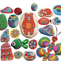 Kumtoys Taş Boyama Karışık Renkli
