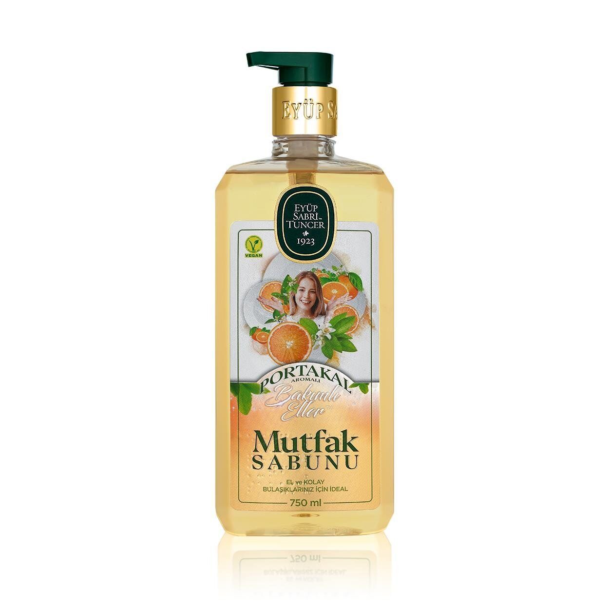 Eyüp Sabri Tuncer Mutfak  Sabunu Zeytinyağlı Portakal Aromalı Sıvı Sabun 750 Ml Pet Şişe