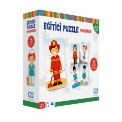 Ca Games Eğitici Puzzle Meslekler Karışık Renkli