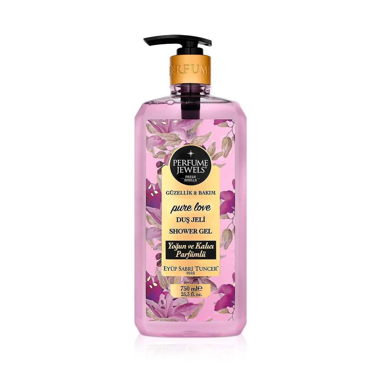Eyüp Sabri Tuncer Perfume Jewels Pure Love  Duş Jeli 750 Ml Pet Şişe