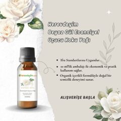 Herevdeyim Beyaz Gül Esansiyel Uçucu Koku Yağı 10 Ml
