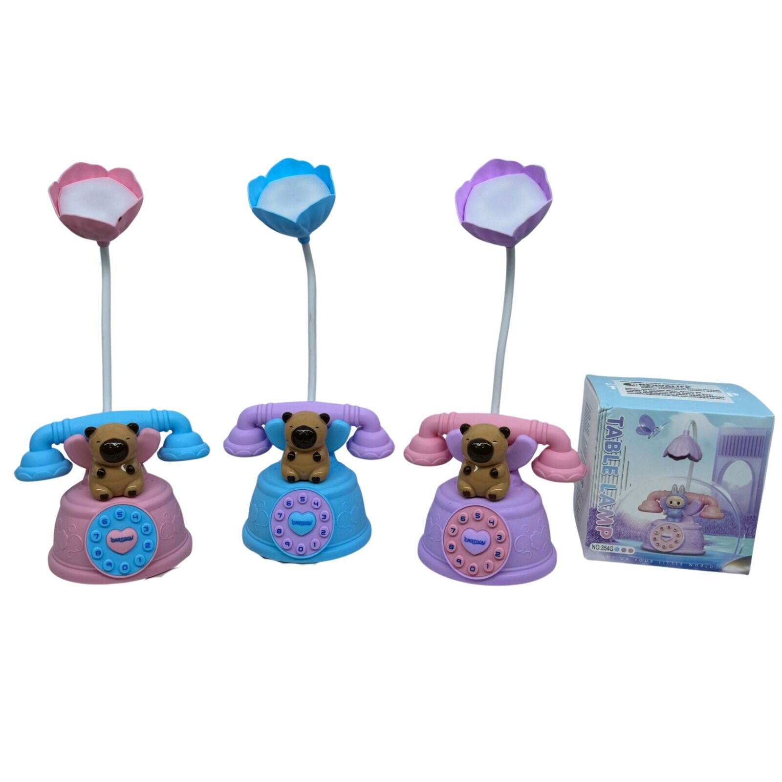 Nevvalife-5 Telefonlu Masa Lambası Pembe