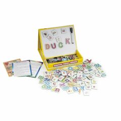 DiyToy-Taba Manyetik Tablet İngilizce Eğitim Seti ve Yazı Tahtası 79 Parça Karışık Renkli