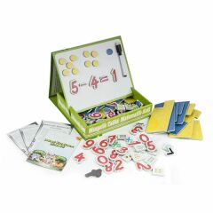 Taba Manyetik Tablet Matematik Seti-Yazı Tahtası 98 Parça Karışık Renkli