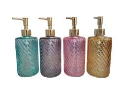 Lavin Sıvı Sabunluk Cam Çizgili