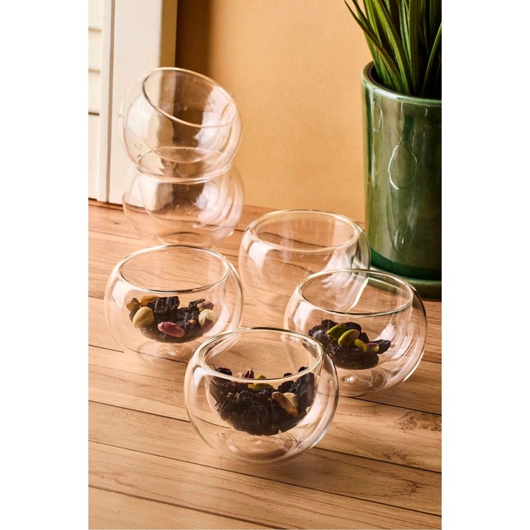 Mini Düz Lokumluk Sosluk Reçellik 6 Adet