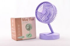 Taşınabilir Mini El Fanı Fam-07 Fan Lila