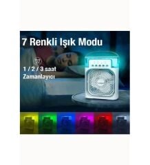 Taşınabilir Masaüstü Buzlu Buharlı Soğutucu  Fam-01 Fan Siyah
