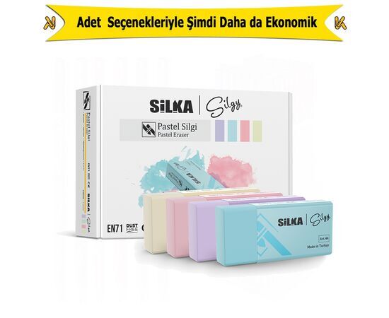 Silka Okul Silgisi Art44 Sarı